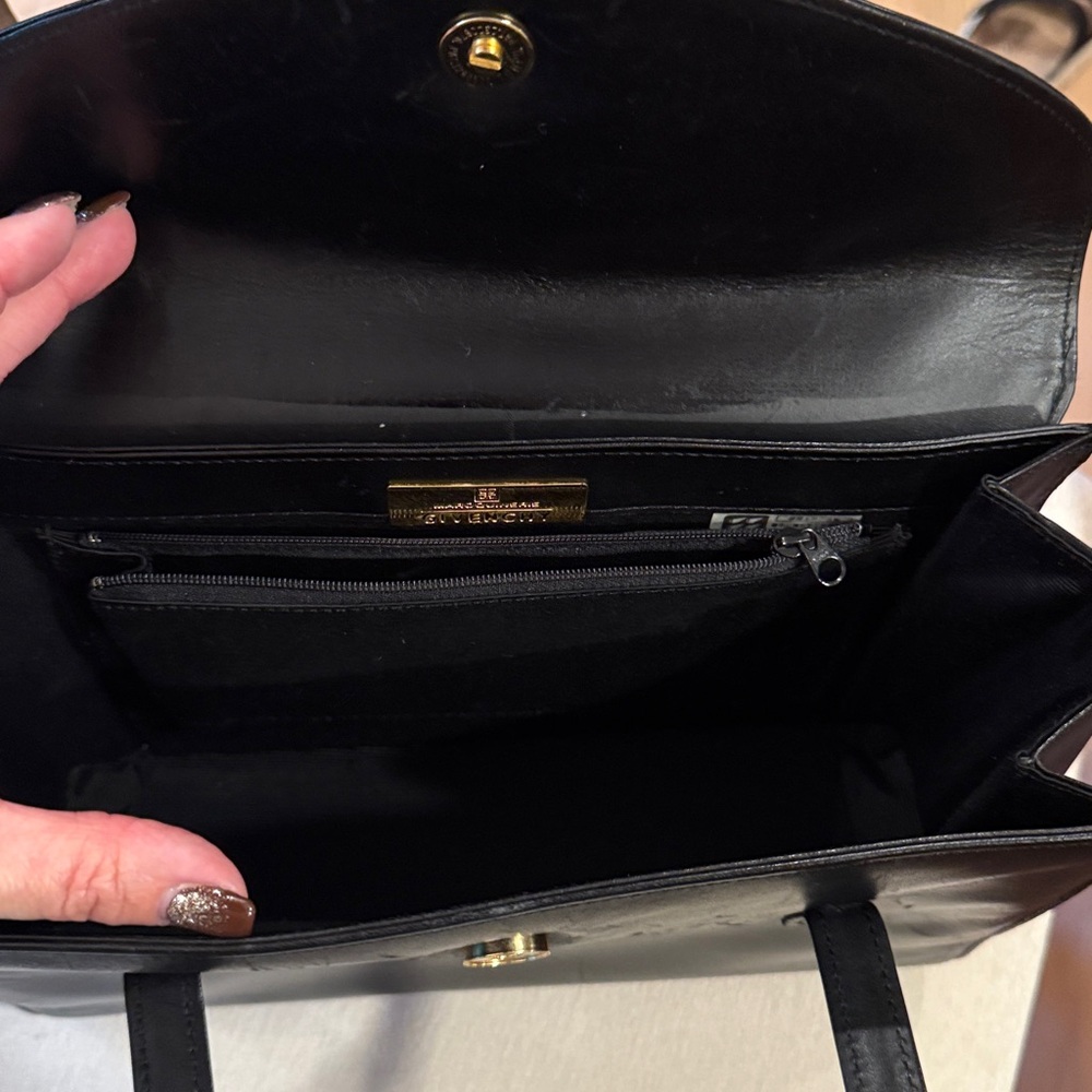 EUC - Givenchy Black and Gold Leather Purse - Picture 9 of 10